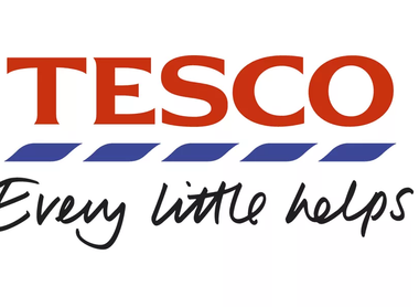 Company logo: Tesco