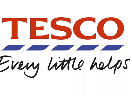 Company logo: Tesco